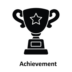 Achievement Vector icon which can easily modify or edit
