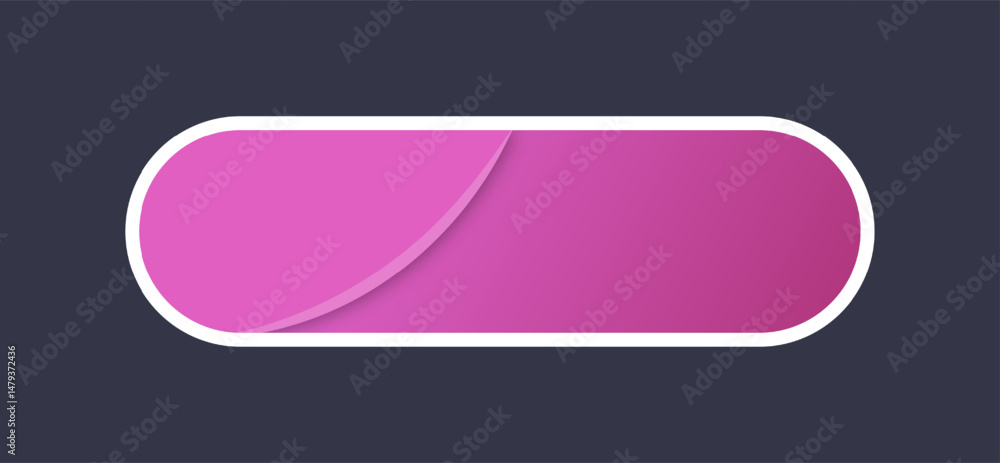 Poster lower third interface in gradient colors. video overlay element.