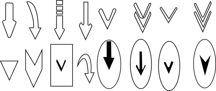 Swipe up icon set. Up arrow button symbol. Swipe Up icons for social media stories. Scroll pictogram. Arrow up buttons for advertising and marketing. Suitable for apps and websites ui designs. Vector 