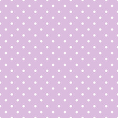 seamless pink polka dots pattern