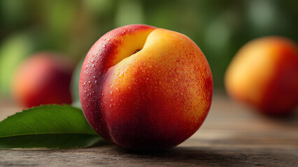 nectarine fruit isolated 