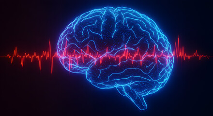 Abstract Brainwave Visualization: Neural Activity and Cognitive Function