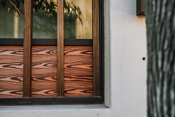 Wood motive aesthetic and element background
