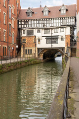The High Bridge over the Witham River in Lincoln 