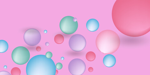 Abstract background with colorful bouncing balls, vector illustration and design.Abstract background with colorful bouncing balls, vector illustration and design.