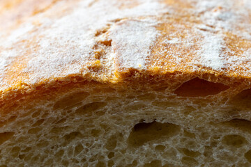 Bread close up photo