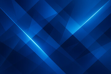 Obraz premium Abstract Blue Geometric Background. Suitable for various design purposes like website backgrounds, presentations, and more.