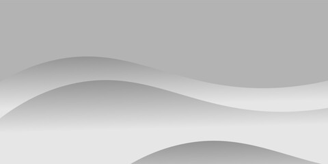 Vector gray line background curve element with white space for text and message design, overlapping layers, vector, modern abstract design vector ilustration
