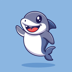 adorable chubby shark