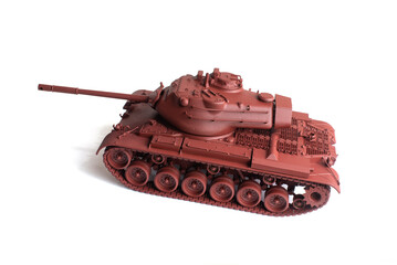 Scale model of old vehicle