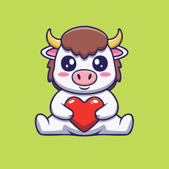 adorable and cute buffalo