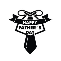 Father's Day Typography with Tie Designs.
