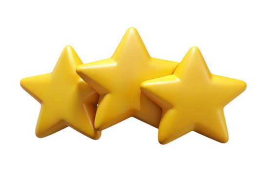 gold star on white background