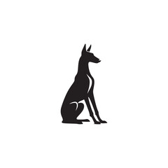 Elegant Azawakh Dog Silhouette Vector – Sleek, graceful African breed outline perfect for pet-themed designs, digital art, merchandise, breed-specific projects, decals, and creative ventures.
