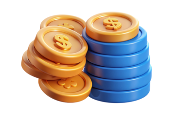 sewing buttons isolated on white