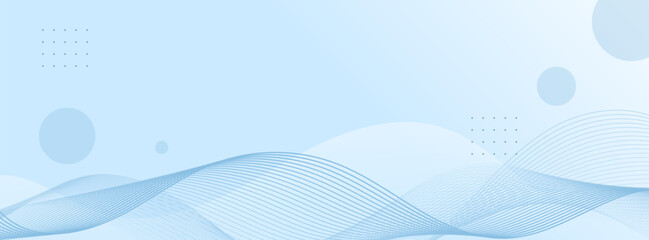 Banner background, blue gradations, wave line shape,colorful,memphis background,vector illustration.