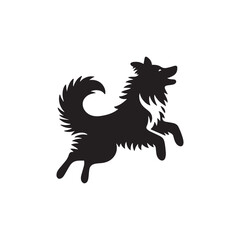 Basque Shepherd Dog Silhouette Vector – Distinct, strong, and agile canine outline, perfect for pet-themed designs, digital art, breed-specific projects, merchandise, and creative endeavors.
