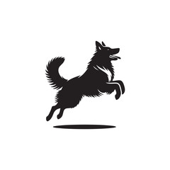 Basque Shepherd Dog Silhouette Vector – Distinct, strong, and agile canine outline, perfect for pet-themed designs, digital art, breed-specific projects, merchandise, and creative endeavors.
