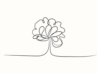 Abstract floral vector illustration showcases a pink spring flower design, a beautiful nature-inspired element for summer decoration