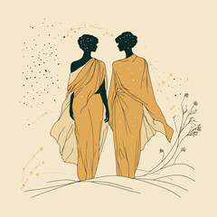 inspired by the Gemini constellation