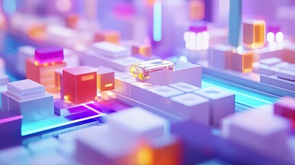 Automated folder-gluer machine handling corrugated paperboard boxes