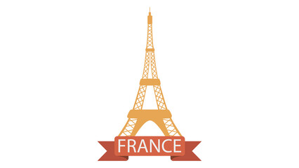 Eiffel Tower France Emblem