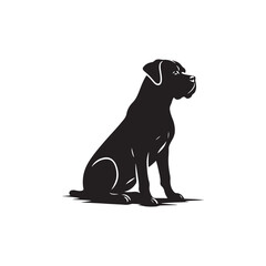 Boerboel Dog Silhouette Vector – Strong, protective, and loyal canine outline, ideal for breed-specific designs, digital art, merchandise, T-shirts, pet-themed projects, and creative endeavors.
