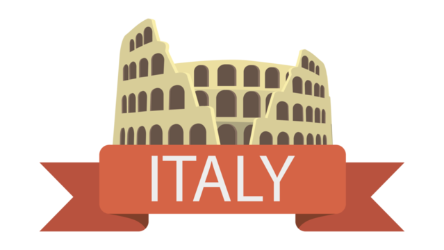 Italy - Colosseum Illustration