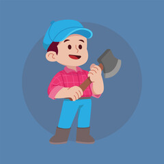 Flat Vector Job Illustration