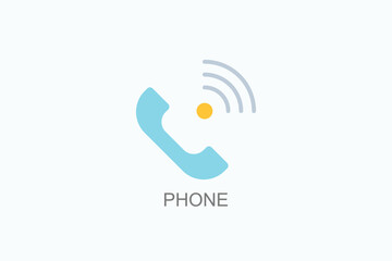 Phone Icon Or Logo Isolated Vector Illustration
