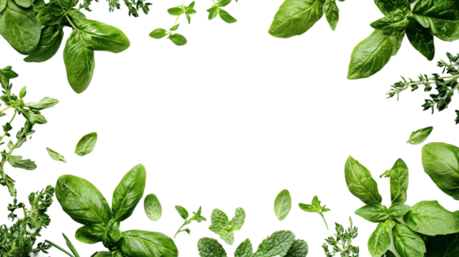 Fresh Herbs Border Frame