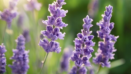 Obraz premium Lavender flowers close up
