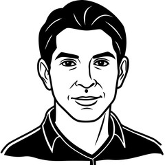男性の編集アイコン / Edit icon with male avatar