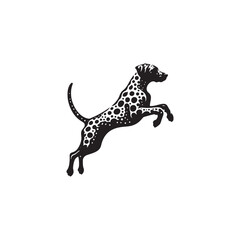 Catahoula Leopard Dog Silhouette – A striking outline of the unique and versatile breed, ideal for digital designs, pet-related artwork, merchandise, and breed-specific creations.

