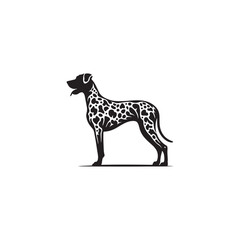 Catahoula Leopard Dog Silhouette – A striking outline of the unique and versatile breed, ideal for digital designs, pet-related artwork, merchandise, and breed-specific creations.
