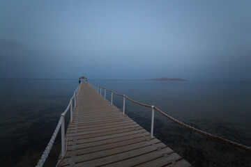 Fototapeta premium Mystical Nightfall on an Egyptian Coast