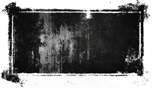 Vintage Grunge Rectangular Frame