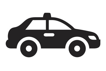 Obraz premium Rugged Truck Icon, Pickup Car Profile, Automotive Vehicle Art