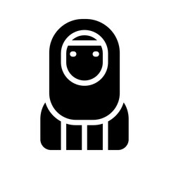 muslim glyph icon