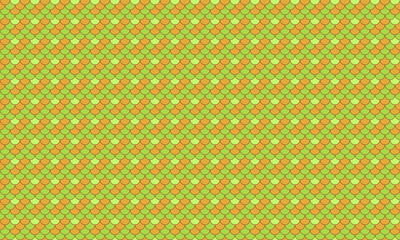 Vibrant green and orange geometric pattern.  Perfect for textile design, website backgrounds, or playful branding.