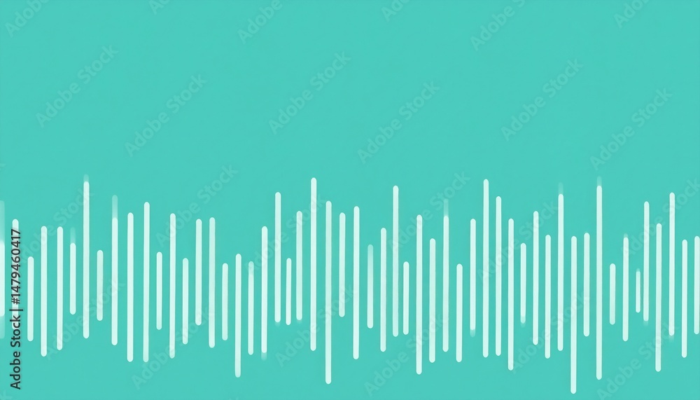 Poster dynamic sound wave visualization digital art modern design vibrant environment abstract viewpoint au