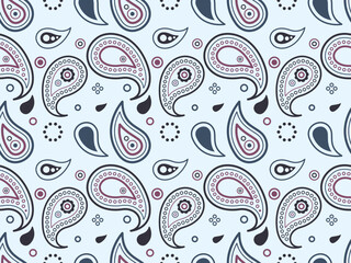 Surreal linen a canvas poster. Paisley paint in traditional vector. Carpet romance as pastel cucumber.