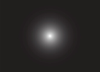 black background Glowing Light Effect on Dark Background with Radiant Center