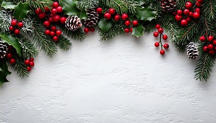 Festive Christmas border