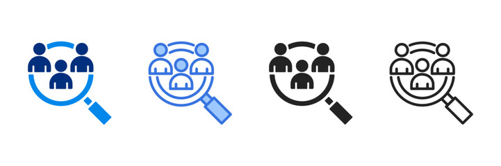 Sample  Icon Set Multiple Style Vector Illustration 