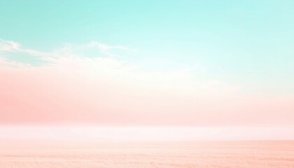 Obraz premium Serene sunset over ocean horizon coastal landscape tranquil seascape dreamy atmosphere aerial view