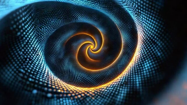 fractal-style growth of artificial intelligence patterns across black void