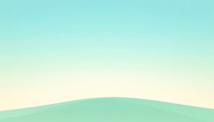 Obraz premium Calm horizon sunset tranquil beach digital illustration serene environment panoramic view peaceful concept