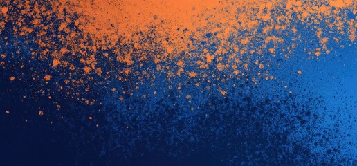 Fototapeta premium A vibrant abstract background featuring a dynamic blend of warm orange and cool blue tones. creating a visually striking contrast ideal for creative projects and digital designs