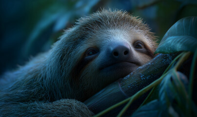 멍 때리는 나무늘보